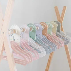 Online Lot de 15 cintres en velours rose Enfant Cintre Enfant