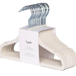 Online Lot de 15 cintres en velours crème Enfant Cintre Enfant