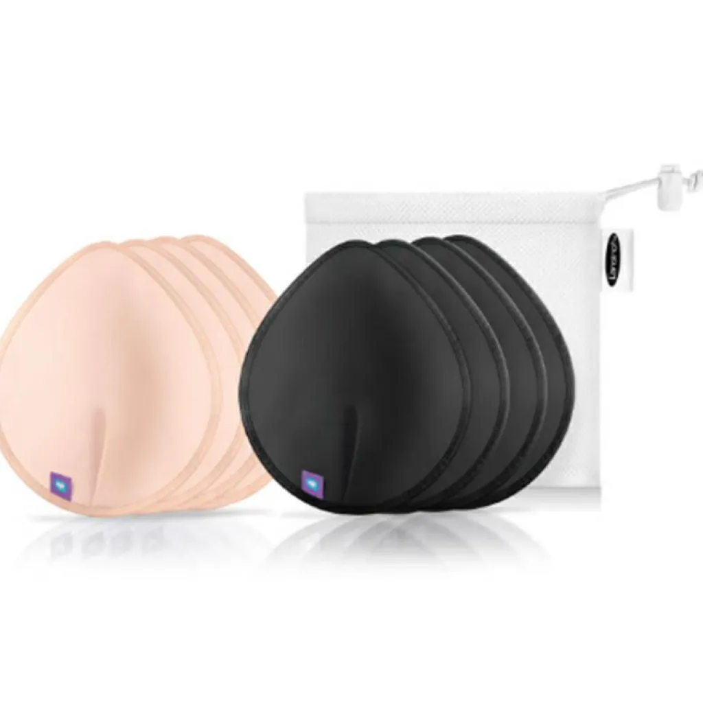 Lansinoh Lot de 8 coussinets d'allaitement lavables couleurs