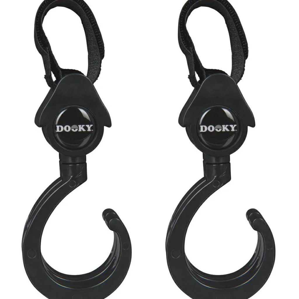 Dooky Lot de 2 crochets 360° pour poussette