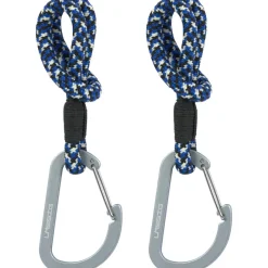 Lot de 2 crochets attaches poussettes noir bleu Attache Poussette Pour Sac À Langer