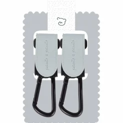 Outlet Lot de 2 crochets pour poussette Icon Sky Attache Poussette Pour Sac À Langer