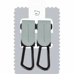 Pasito a pasito Lot de 2 crochets pour poussette Icon Vert