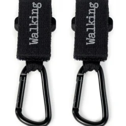 Walking Mum Lot de 2 crochets pour poussette Eco Mum Black