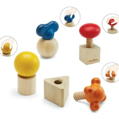 Plan Toys Lot de 4 écrous à visser