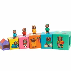 Djeco Lot de 5 cubes TopaniHouse