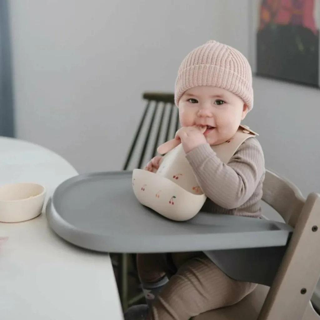 Mushie Lot de 2 cuillères d'apprentissage Blush-Shifting Sand