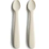 Mushie Lot de 2 cuillères en silicone Ivoy