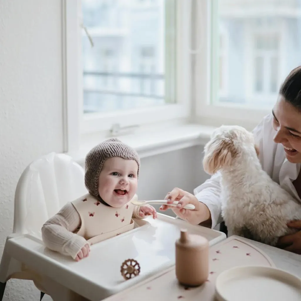 Mushie Lot de 2 cuillères en silicone Ivoy