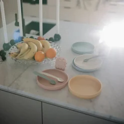 Mushie Lot de 2 cuillères en silicone Ivoy