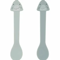 Trixie Lot de 2 cuillères en silicone Mr. Shark
