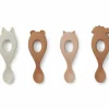 Liewood Lot de 4 cuillères en silicone Liva rose mix