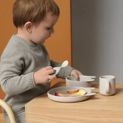 Liewood Lot de 4 cuillères en silicone Liva rose mix