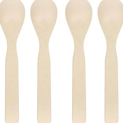 Lässig Lot de 4 cuillères Happy Rascals Smile bleu ciel