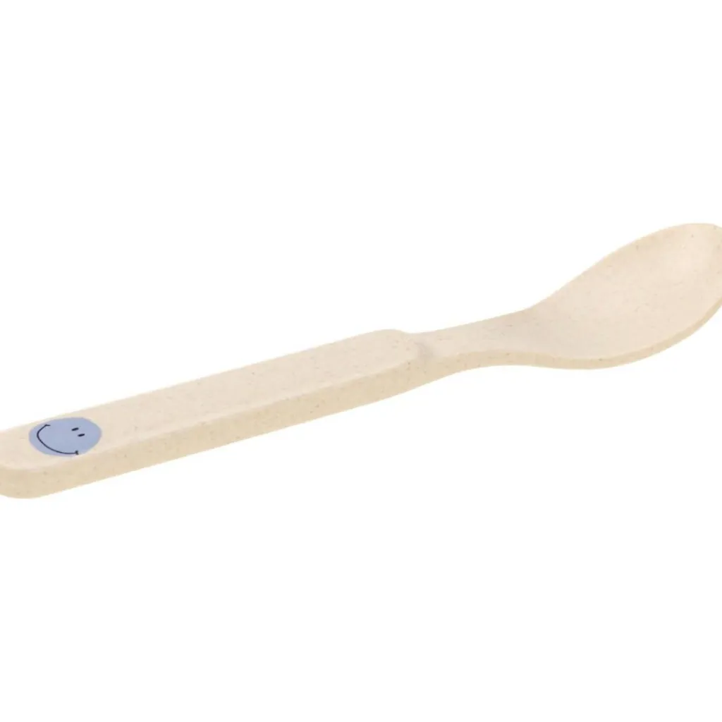 Lässig Lot de 4 cuillères Happy Rascals Smile bleu ciel