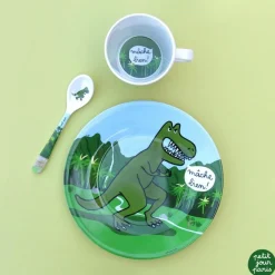 Discount Lot de 3 cuillères Les Dinosaures Gobelet