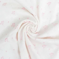 Trois Kilos Sept Lot de 2 draps housses cododo Fleurs Roses (50 x 83 cm)