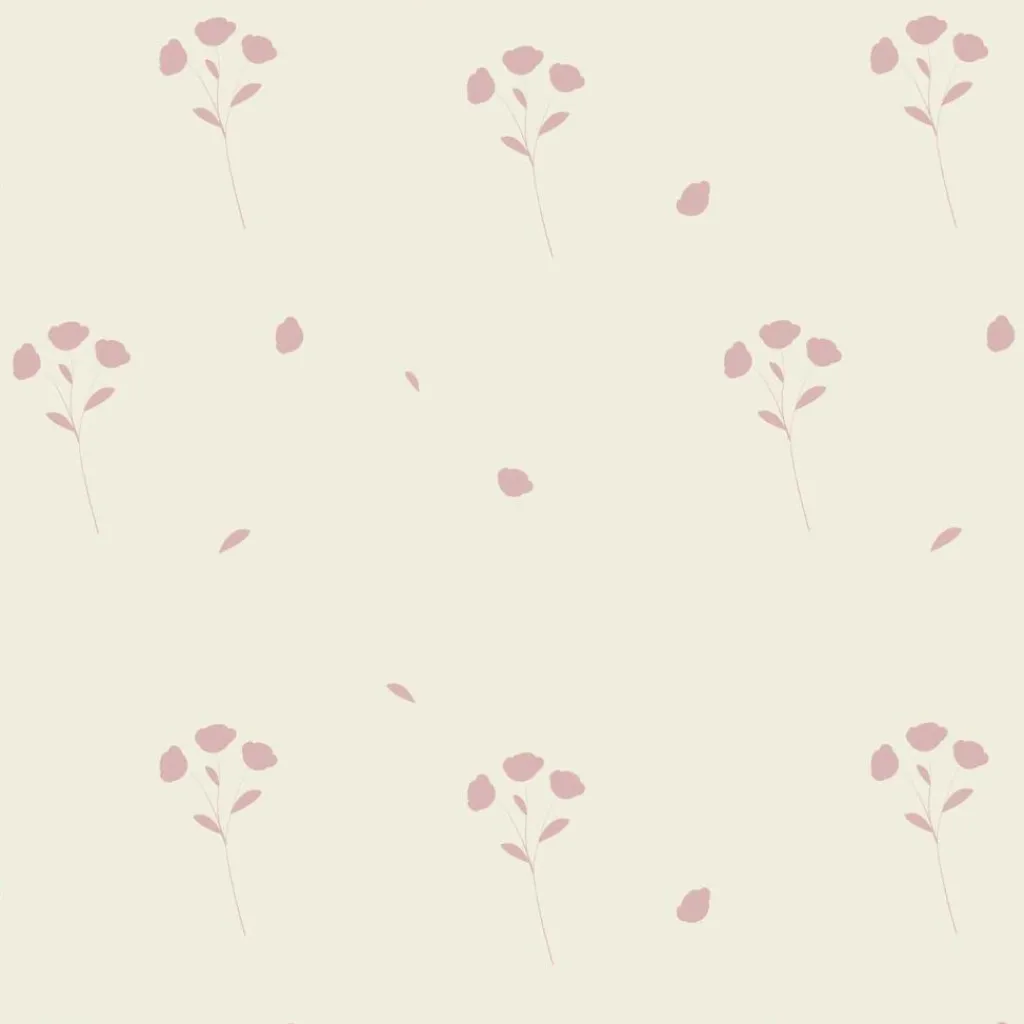 Trois Kilos Sept Lot de 2 draps housses cododo Fleurs Roses (50 x 83 cm)