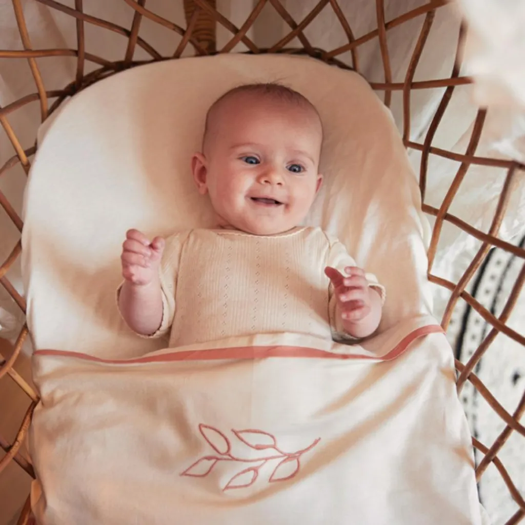 Clearance Lot de 2 draps housses de berceau blancs (40 x 80 cm) Linge De Berceau