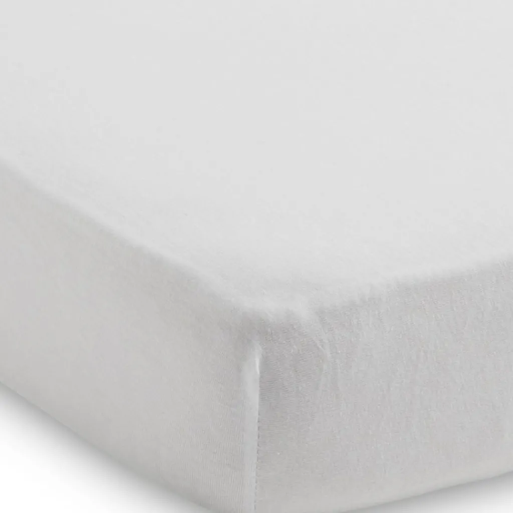 Clearance Lot de 2 draps housses de berceau blancs (40 x 80 cm) Linge De Berceau