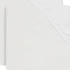 Jollein Lot de 2 draps housses en coton blancs (60 x 120 cm)