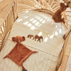 Jollein Lot de 2 draps housses en coton blancs (60 x 120 cm)