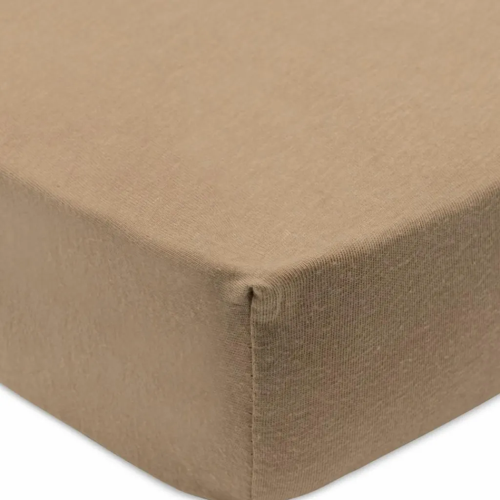 Sale Lot de 2 draps housses en jersey Wild Rose-Biscuit (70 x 140 cm) Drap Housse Bébé