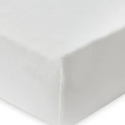 Hot Lot de 2 draps housses en coton Ivory-Nougat (60 x 120 cm) Drap Housse Bébé