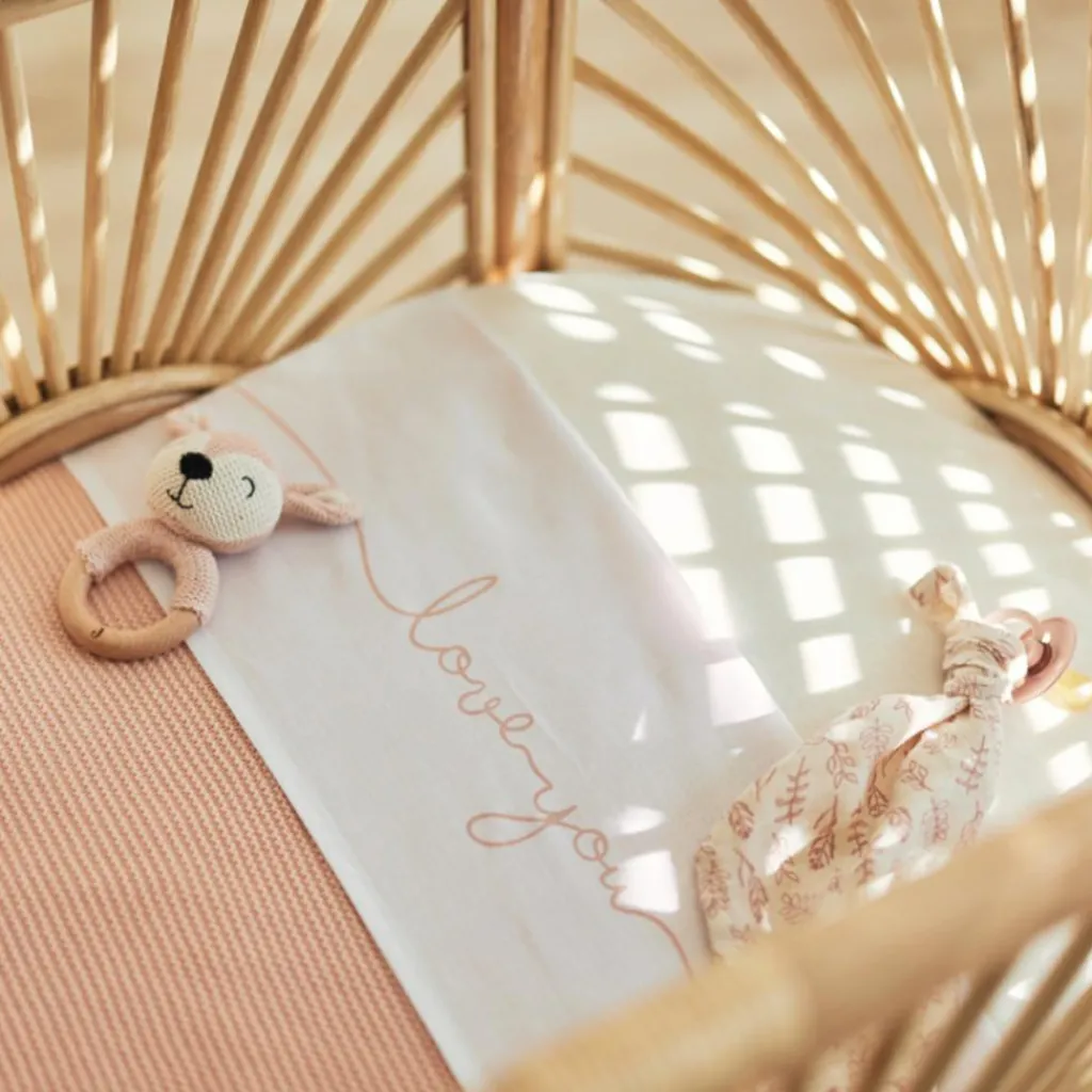 Best Lot de 2 draps housses en coton blancs (40 x 80 cm) Linge De Berceau