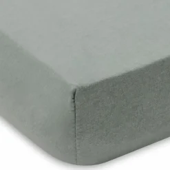 Sale Lot de 2 draps housses en jersey Sea Green-Ivory (40 x 80 cm) Linge De Berceau