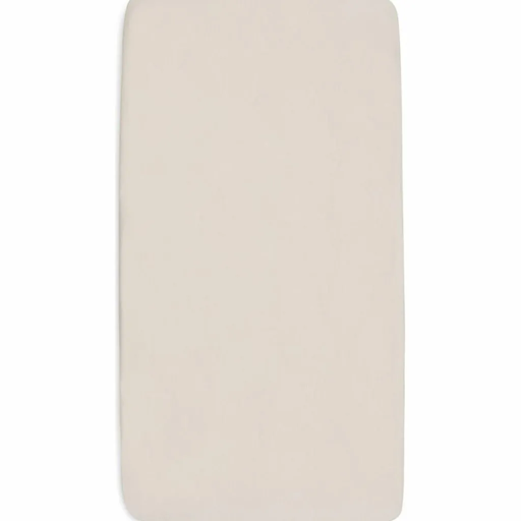 New Lot de 2 draps housses en jersey Milky Coffee-Ivory (70 x 140 cm) Drap Housse Bébé