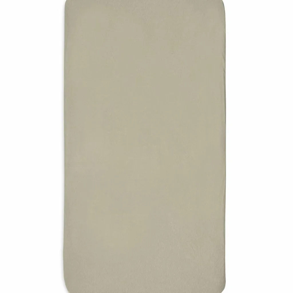 Sale Lot de 2 draps housses en jersey Olive Green (40 x 80 cm) Linge De Berceau