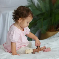 Lot de 4 figurines animaux de la ferme Figurines De Jeu