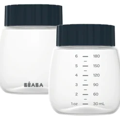 Béaba Lot de 2 flacons de recueil et conservation pour tirelaits double et simple