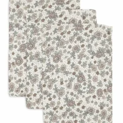 Jollein Lot de 3 gants de toilette en gaze de coton Retro Flowers