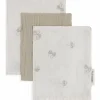 Baby's Only Lot de 3 gants de toilette Tender Beige-Clover