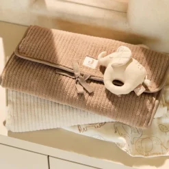 Jollein Lot de 3 gants de toilette en gaze de coton Elephant Tales