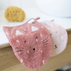 Online Lot de 2 gants de toilette Mrs. Cat et Mrs. Rabbit Gant De Toilette