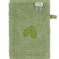 Trixie Lot de 2 gants de toilette Dino