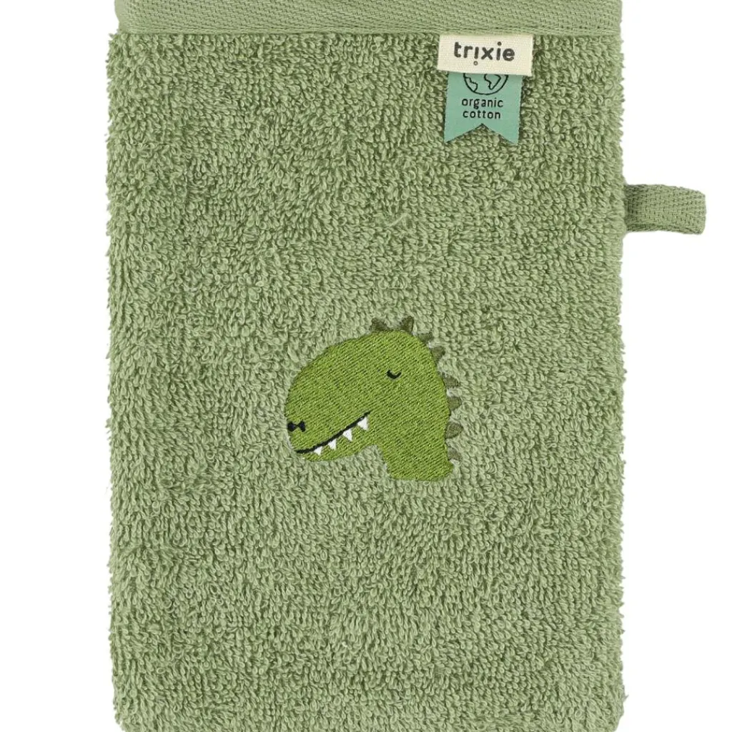 Trixie Lot de 2 gants de toilette Dino