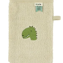 Trixie Lot de 2 gants de toilette Dino