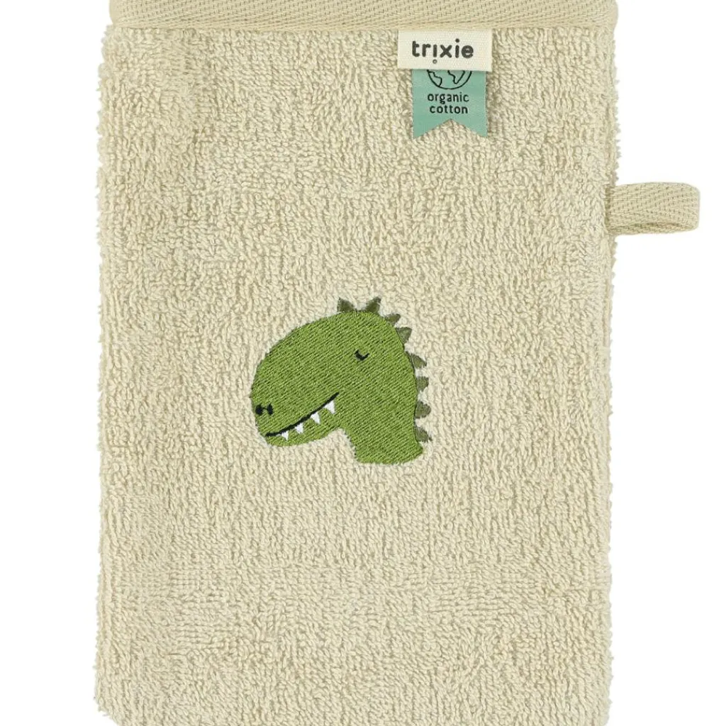 Trixie Lot de 2 gants de toilette Dino