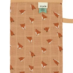 Trixie Lot de 3 gants de toilette en mousseline Fierce Fox