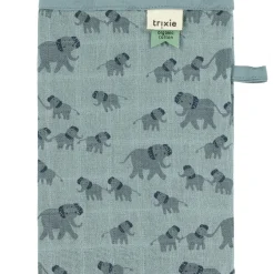 Trixie Lot de 3 gants de toilette en mousseline Enchanting Elephant