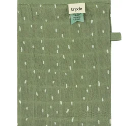 Trixie Lot de 3 gants de toilette en mousseline Daring Dino