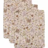 Jollein Lot de 3 gants de toilette en gaze de coton Flower Fairies
