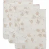 Online Lot de 3 gants de toilette en gaze de coton Leafy Dreams Gant De Toilette