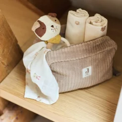 New Lot de 3 gants de toilette en gaze de coton Animal Friends Gant De Toilette