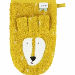 Trixie Lot de 2 gants de toilette Mr. Lion et Mr. Fox