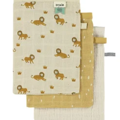 Online Lot de 3 gants de toilette en mousseline Lively Lion Gant De Toilette